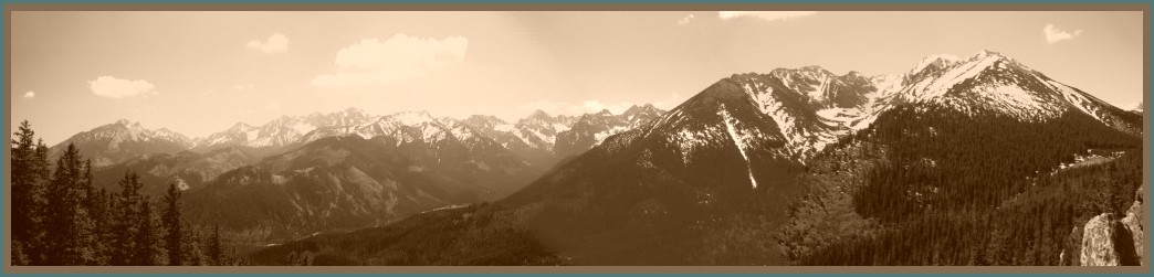 Panorama Tatr z G�siej Szyi